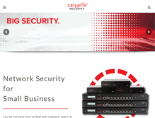 Tablet Screenshot of calyptix.com